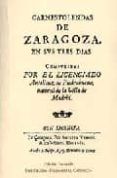 carnestolendas de zaragoza en svs tres dias (ed. facs.)