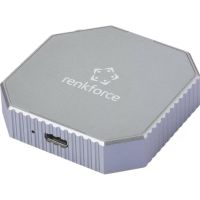 caja pc renkforce rf-m2e-200 m2 aluminio gris con superficie magnetica