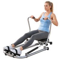 homcom maquina de remo hidraulico plegable con 4 niveles de resistencia monitor digital y pedal antideslizante 129x70x70 negro y plata   aosom espana