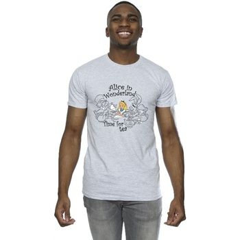 Disney Camiseta Alice In Wonderland Time For Tea para hombre