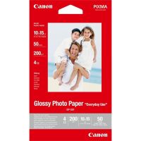 papel fotografico canon 0775b081 brillo 200 gm 50 hojas 102 x 152 mm