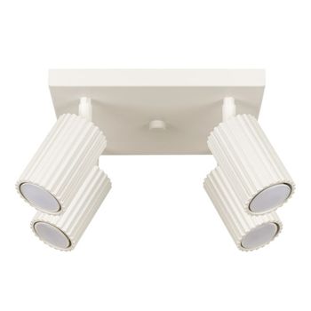 Plafón moto beige, 4 luces
