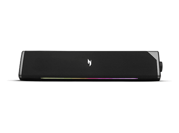 Barra de sonido - Acer Nitro Gaming Soundbar 510, Bluetooth, 20 W, Negro