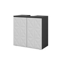 mueble bajo lavabo edge 60 x 57 cm con 2 puertas vicco