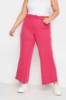 yours pantalon ancho fucsia mujer curvy y tallas grandes yours
