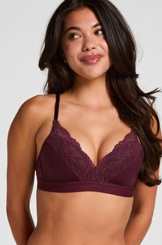 Hunkemöller Sujetador preformado sin aros Sophie Morado