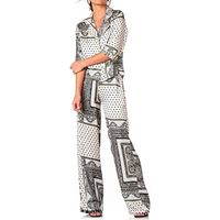 cafe noir pantalones jp756 para mujer