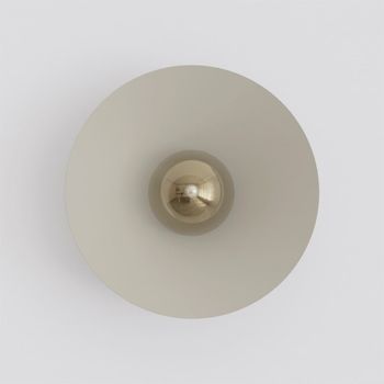 Aplique de pared osum m beis ámbar