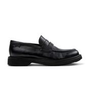 camper para hombre k101001-001 mocasines de piel loafers norman negro 43 plano ante ninguno casual