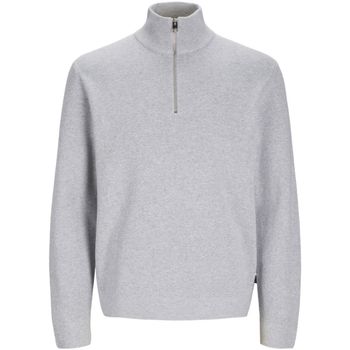Jack & Jones Jersey 12269288 JPRBLAMILANO STITCH KNIT HALF ZIP JNR LIGHT GREY MELA para niño