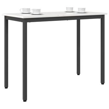 Mesa 100 X 50 X 77 Cm Madera Ingenierizada Y Acero