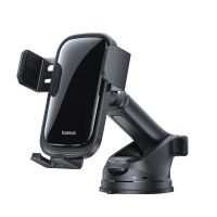 soporte de telefono automatico para automovil baseus primetrip vl1 alimentado por energia solar con abrazadera de sensor