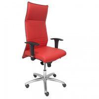 piqueras y crespo albacete xl sillon similpiel con espuma viscoelastica rojo