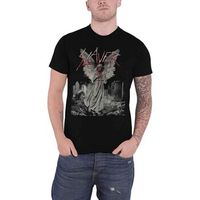 slayer camiseta manga larga gravestone walks para mujer