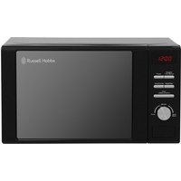 russell hobbs rhm2064b solo microwave - black black