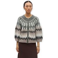 object chaqueta de punto jaade diana cardigan - gun metalmulticolor para mujer