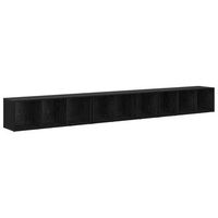 conjunto de mueble de tv 3 uds  mueble de salon  gabinete de tv roble negro 37 x 35 x 107 cm