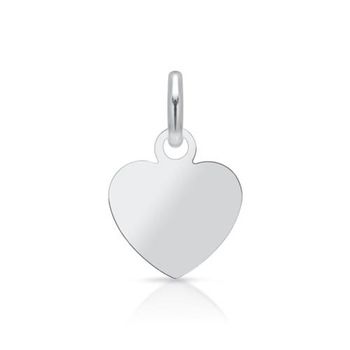 Colgante de plata 925 corazón grabable