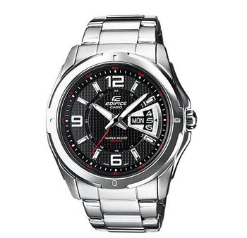 Reloj Casio EDIFICE CLASSIC EF-129d-1AV COLLECTION 100m water resist correa de acero  44.8mm