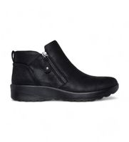 skechers para mujer 158952 botines lovely vibe fall negro 40 plano 1 a 3cm cremallera casual