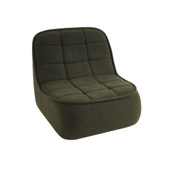 Sillón Envasado Al Vacío De Borreguito, Verde Kaki
