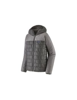 Chaqueta Patagonia Hi-Loft Nano Puff Hoody Hombre Forge Gris