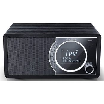 Sharp DR-450 Radio Despertador FM/Bluetooth/DAB+ Negro
