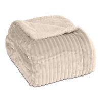 decasatextil r manta sofa cama sillon con tacto ultra suave -reversible con sherpa interior r manta para sofa gruesa 130x170 cm r maximo confort -