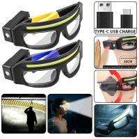 linterna frontal resistente al agua xte sensible al tacto con carga tipo c gafas multifuncionales luz de advertencia compacta diseno portatil