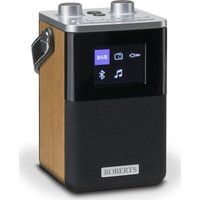 roberts blutune t2 portable dabr bluetooth radio - black black