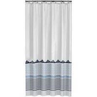 cortina de ducha 180 cm modelo marrakech 235281324 azul sealskin