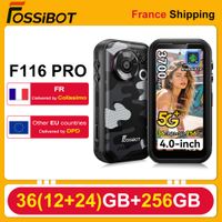 telefono resistente 5g fossibot f116 pro 36 gb 1224  256 gb mini pantalla de 4 pulgadas bateria 3700mah carga 33w procesador dimensity 7300 12gb256gb android 16 camara de accion gran