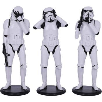 Figuras Tres Sabios Three Wise Stormtroopers Star Wars 14 Cms