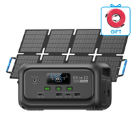 bluetti power station elite 10 128wh 200w ca panel solar 60w incluido envio separado camping