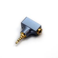 adaptador de auriculares con toma de cobre chapada en oro conector de 44mm hembra a 2535 macho para auriculares modelo dd hifi dj44bdj44c mark ii