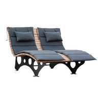 tumbonasofa de madera wave incl 1x cojin taiga