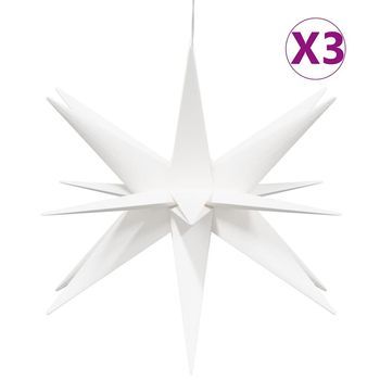 Lámparas De Navidad Led Plegables 3 Unidades Blanco 57 Cm Vidaxl