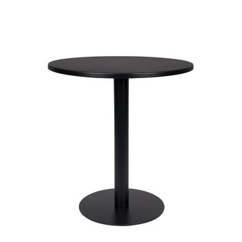 Mesa de bistro de metal negro