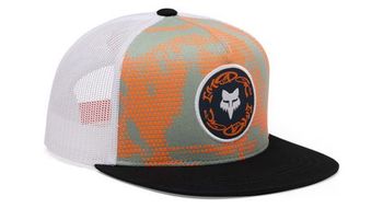 Gorra fox snapback con estampado verde naranja para ninos