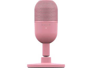 Micrófono - Razer Seiren V3 Mini, Cable USB tipo A a C, Condensador supercardioide, Rosa cuarzo