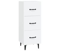 vidaxl aparador madera de ingenieria blanco 345x34x90 cm