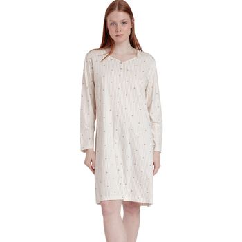 Admas Vestido Camisón de manga larga y cuello redondo Stripes And Stars para mujer