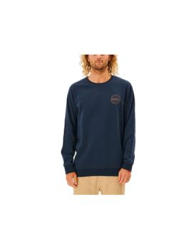 Sudadera Rip Curl Re Entry Crew Hombre Blue