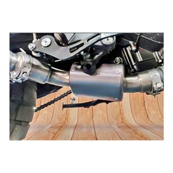 Tubo de escape Benelli Leoncino 800 Trail decatalizador inox Mass