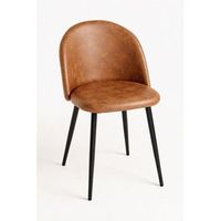 silla black vint polipiel vintage - camel vintage