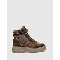 blauer botines botin blanca marron para mujer