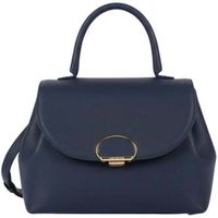 lancaster bolso de mano bolso de mano con solapa y cierre m milano pia azul oscuro para mujer