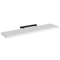 estante de pared flotante blanco de 120 cm