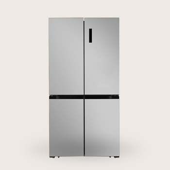 EVVO Frigorífico 4 puertas F100, Motor Inverter, Total No Frost, 321l + 169l, Freon Free, Pantalla exterior, Clase E