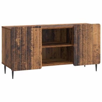 Mueble De Tv 102 X 34,5 X 52 Cm Madera Envejecida Vidaxl